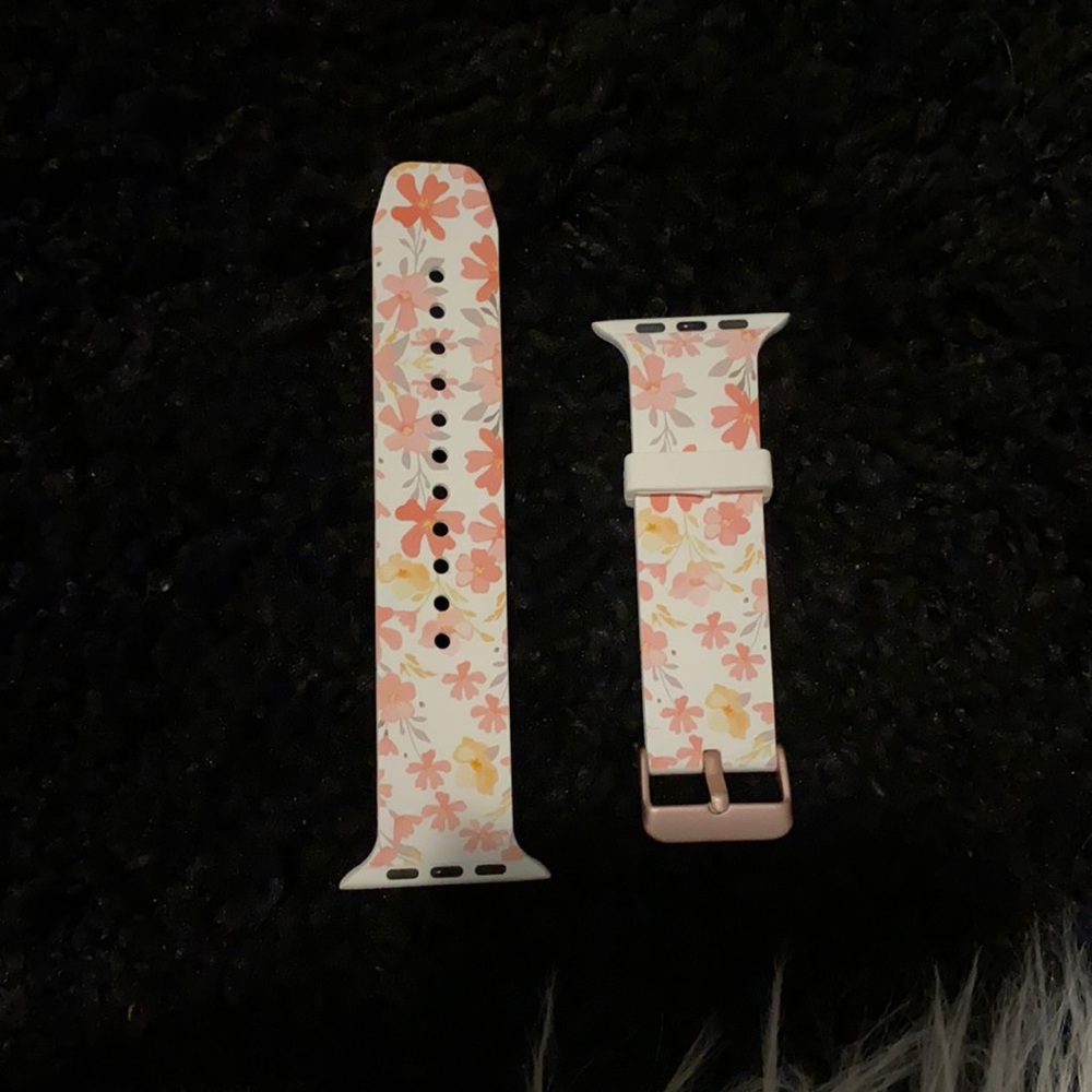 Flower print Apple Watch band